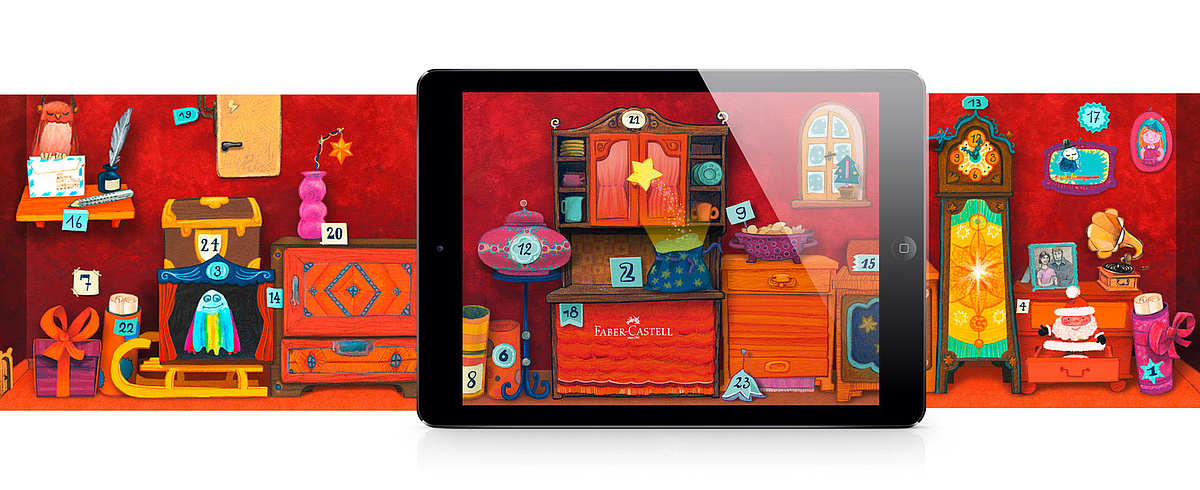 Faber-Castell Advent Castle Hautscreen